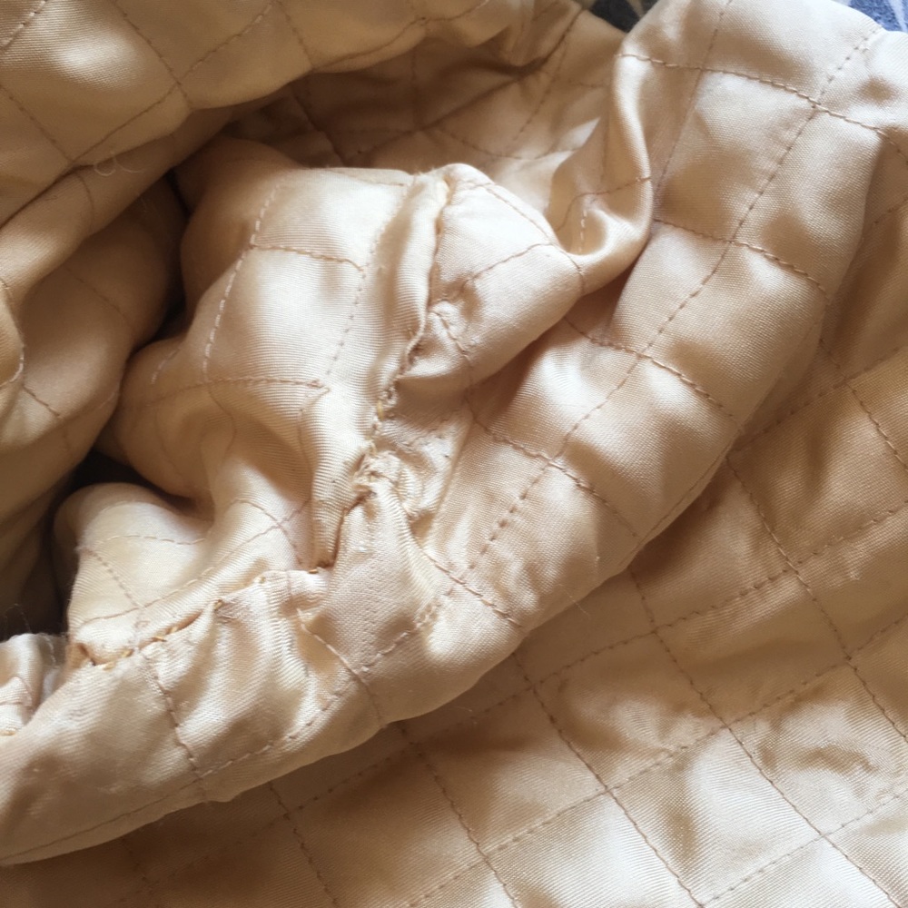 Fossil Wool Blend Spring Jacket Quilted Lining M - image 8